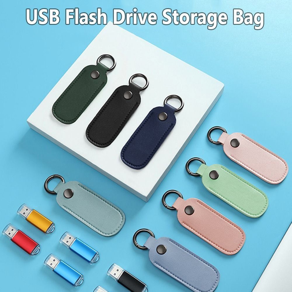 Key Holder Leather Pouch - 8-kolorowe etui na dysk U U