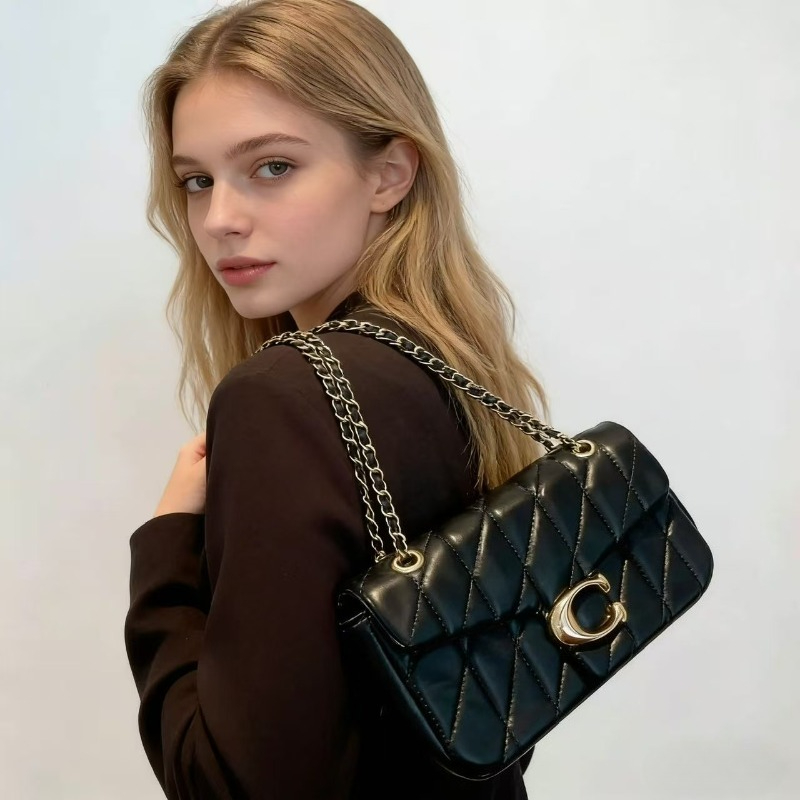 Key Holder Leather Pouch - Luksusowa damska torebka crossbody, portfel ze