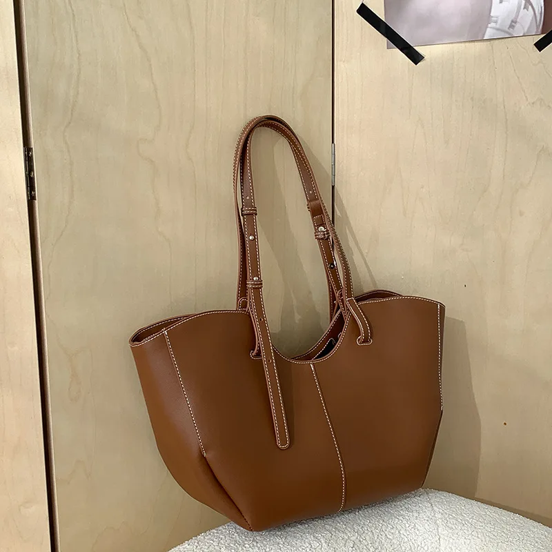 Luxury Bags Shopping - Vintage torebka damska o dużej pojemności