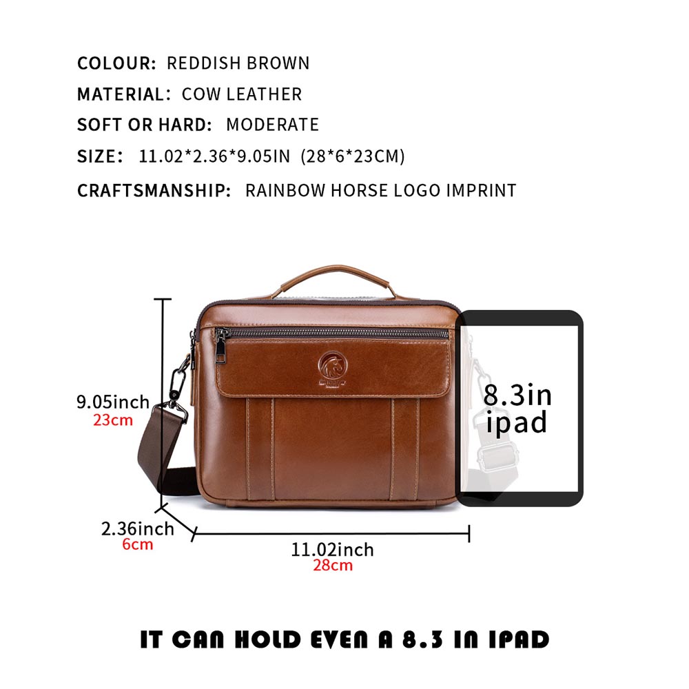 Nowa męska mini torba crossbod – Key Holder Leather Pouch recenzja i cena