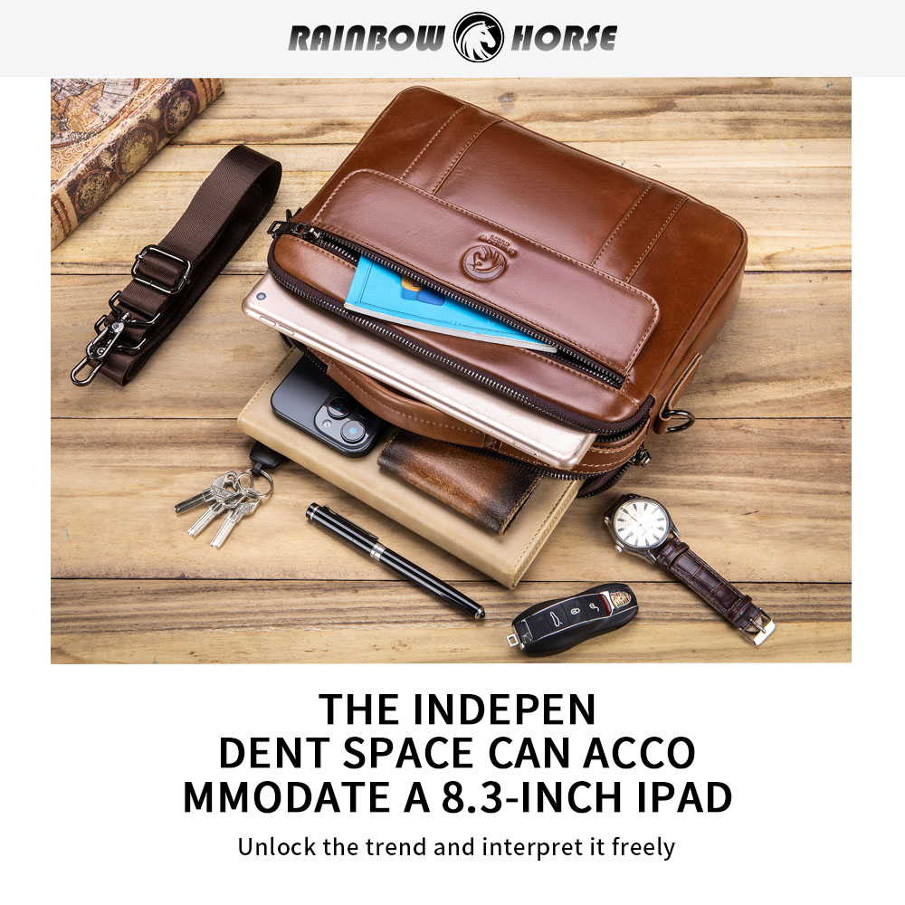 Nowa męska mini torba crossbod – Key Holder Leather Pouch recenzja i cena