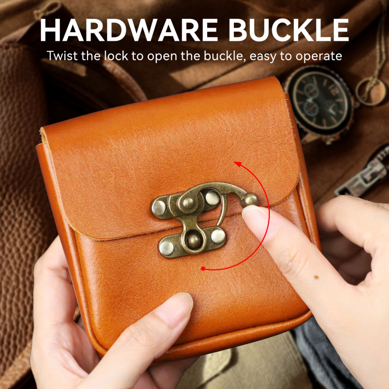 Miękka skórzana saszetka biodr – Key Holder Leather Pouch recenzja i cena
