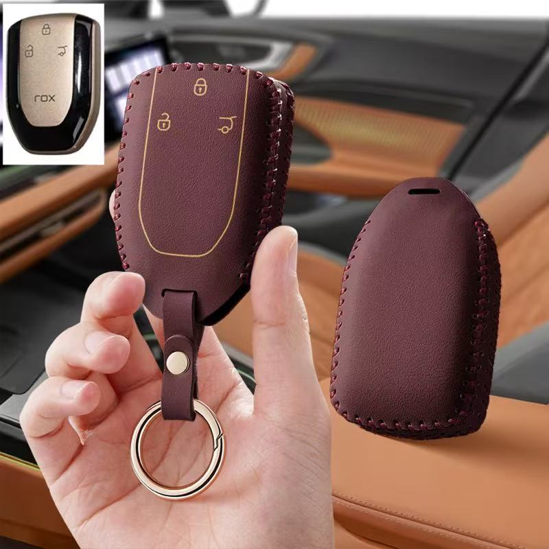 Akcesoria samochodowe Etui na  – Key Holder Leather Pouch recenzja i cena