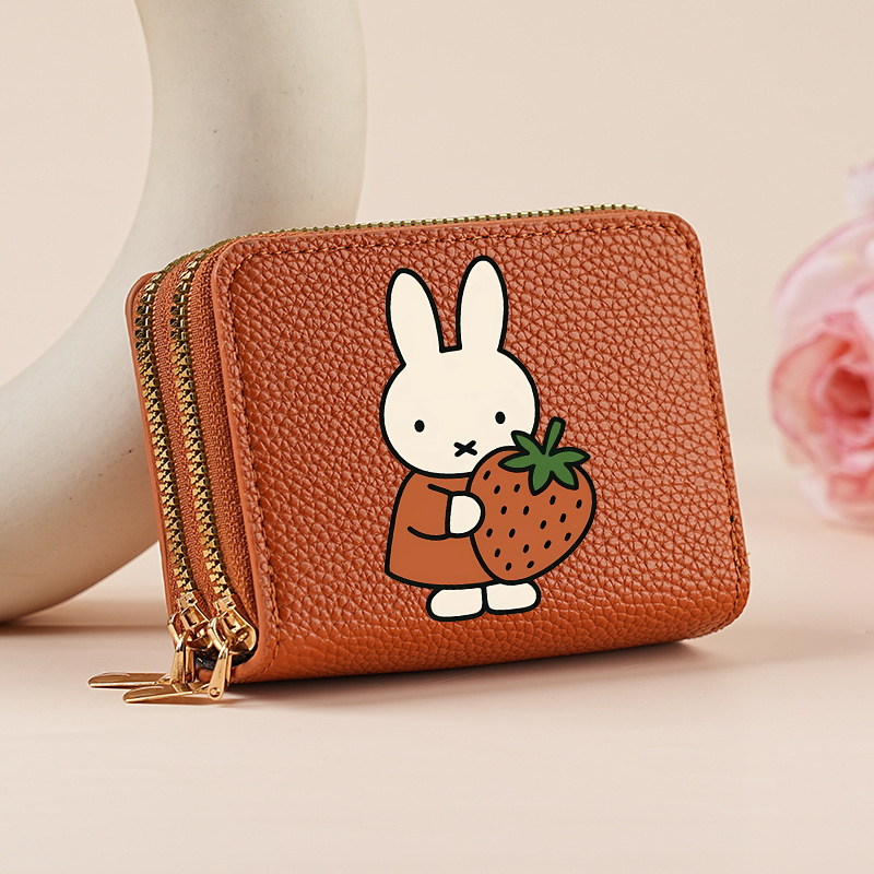 Krótki portfel damski z królic – Key Holder Leather Pouch recenzja i cena
