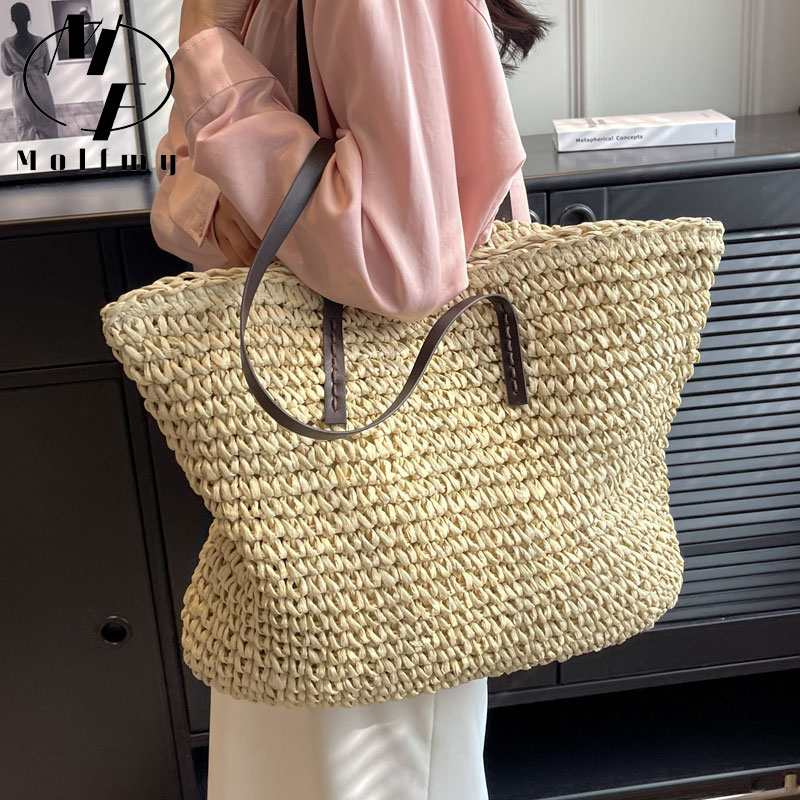 Torby z grubej bawełny ze słom – Luxury Bags Shopping recenzja i cena