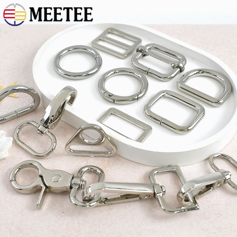 5/10 szt. Srebrne metalowe kla – Luxury Bags With Silver Hardware recenzja i cena