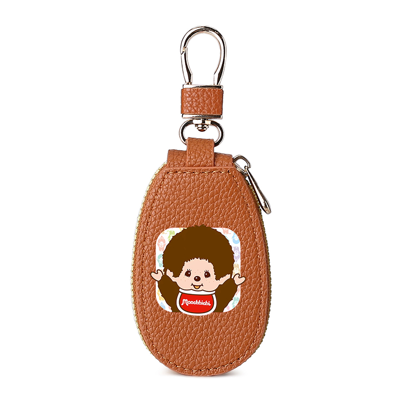 1 szt. MONCHHICHI Skórzany Por – Key Holder Leather Pouch recenzja i cena