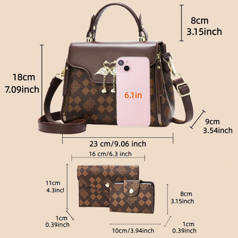 3-częściowy zestaw torebek dam – Luxury Bags For You recenzja i cena